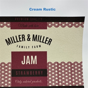  Cream Rustic Papir (FSC) Tarratestirulla - 10 cm x 4 metri